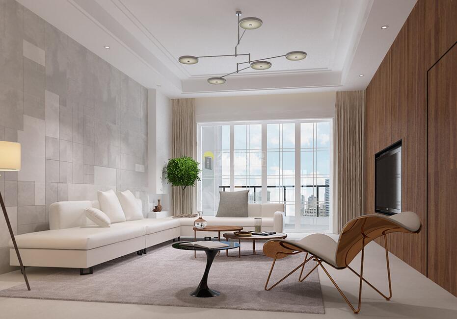 夏邑县宾悦府-现代风格-四居室