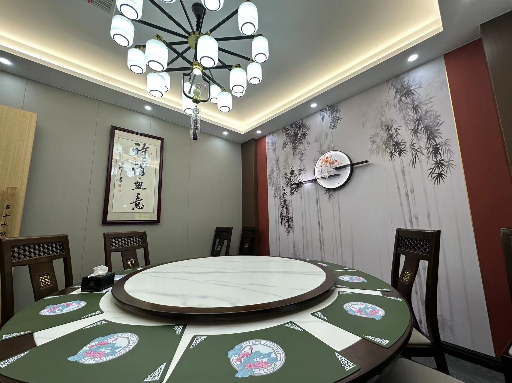 夏邑县名七水饺新中式装修风格